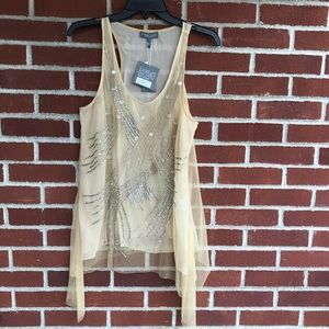 Sachin & Babi Silk Embellished Ysabel Top